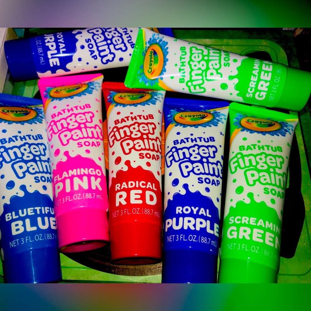 ♨️3/25♨️ Crayola Bathtub Finger-paint Soap 7 Tubes 2021